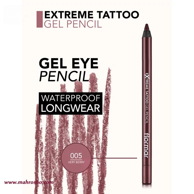 Flormar Extreme Tattoo Gel Pencil Very Berry , No:05