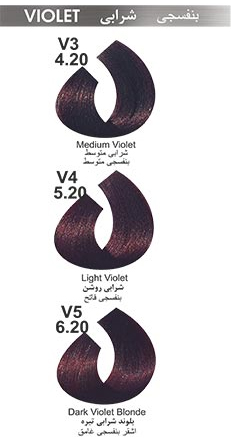 رنگ مو کاترومر گروه شرابی رنگ شرابی روشن شماره V4 - 5.20 حجم 100 میلی لیتر فروشگاه مه روشو