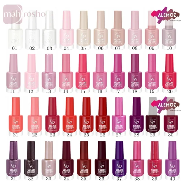 لاک گلدن رز مدل کالر اکسپرت شمار 143 فروشگاه مه روشو