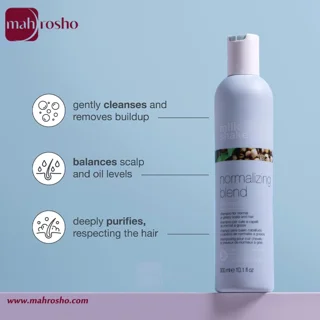 شامپو موهای نرمال تا چرب میلک شیک مدل Normalizing Blend بدون سولفات حجم 300 میلی لیتر