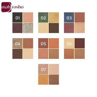 پالت سایه چشم 4 رنگ گلدن رز مدل QUATTRO رنگ Bronze Vision شماره 07 وزن 4x2.2 گرم