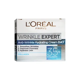 کرم روز مرطوب کننده و ضد چروک لورال مدل Wrinkle Expert +35 حجم 50 میلی لیتر