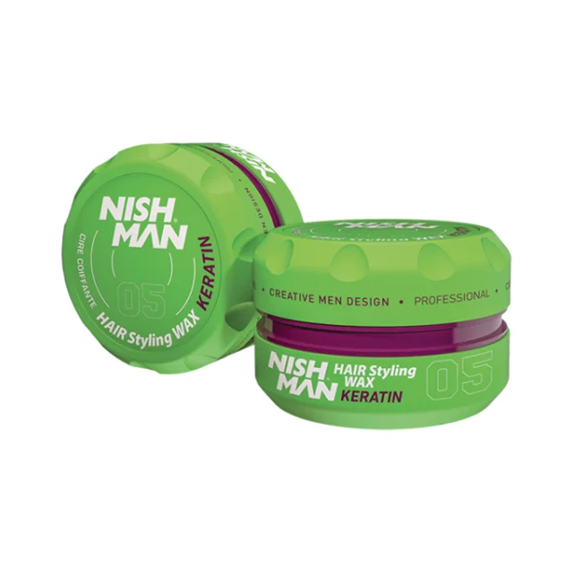 واکس مو حالت دهنده نیشمن (Nishman) مدل Keratin شماره 05 حجم 150 میلی لیتر