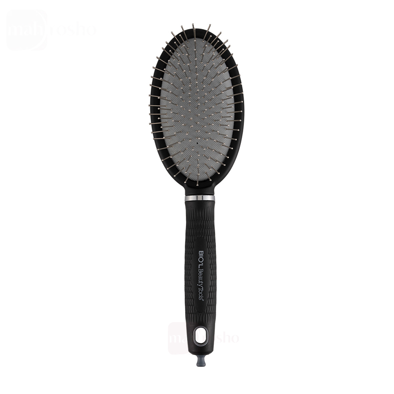 برس مو بیول سوزن فلزی بیضی مدل Silky Way Brush