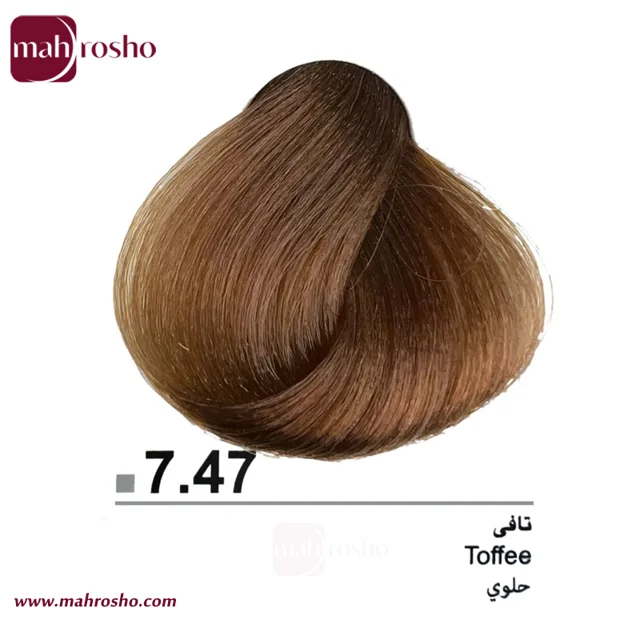 رنگ مو دوماسی گروه کافی شاپ رنگ تافی شماره 7.47 حجم 120 میلی لیتر