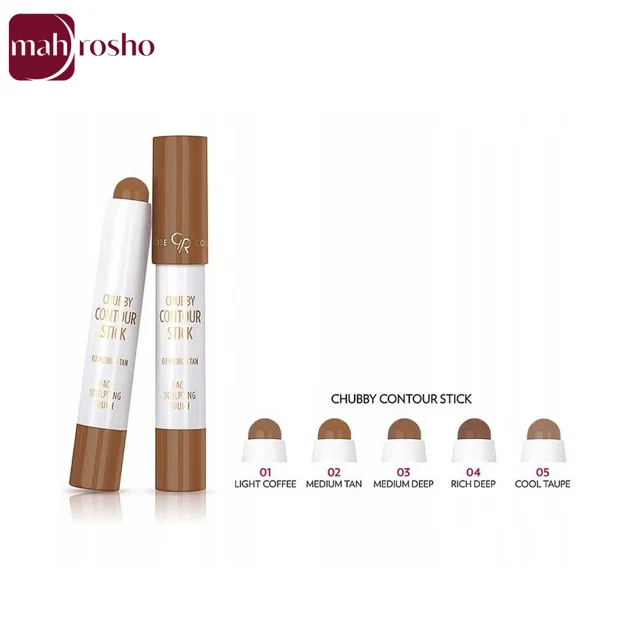 کانتور استیکی گلدن رز مدل CHUBBY در 5 رنگ