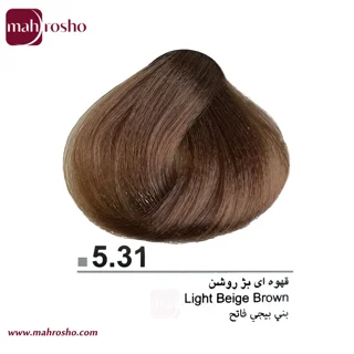 رنگ مو دوماسی گروه بژ رنگ قهوه ای بژ روشن شماره 5.31 حجم 120 میلی لیتر