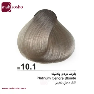 رنگ مو دوماسی گروه دودی رنگ بلوند دودی پلاتینه شماره 10.1 حجم 120 میلی لیتر