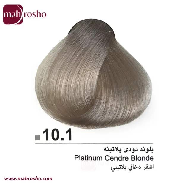 رنگ مو دوماسی گروه دودی رنگ بلوند دودی پلاتینه شماره 10.1 حجم 120 میلی لیتر