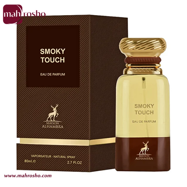 عطر اسموکی تاچ الحمبرا مدل ادو پرفیوم حجم 80 میلی لیتر