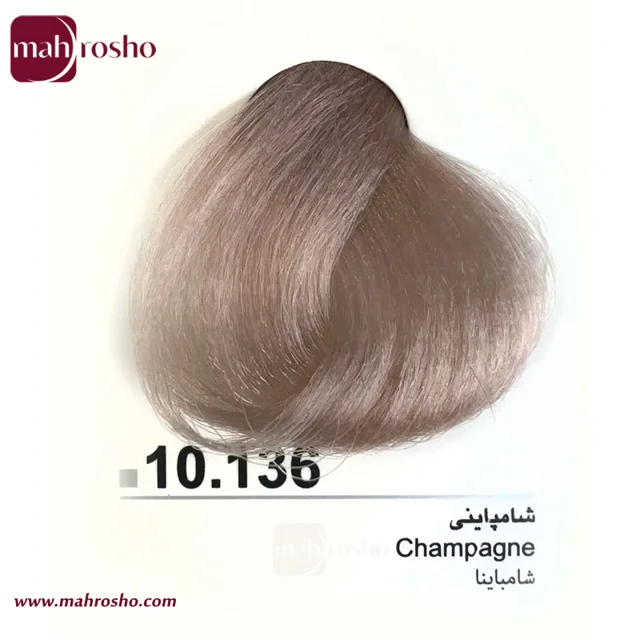 رنگ مو دوماسی گروه هایلایت رنگ شامپاینی شماره 10.136 حجم 120 میلی لیتر
