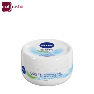 کرم مرطوب کننده کاسه‌ای نیوا مدل Soft مناسب انواع پوست حجم 300 میلی لیتر