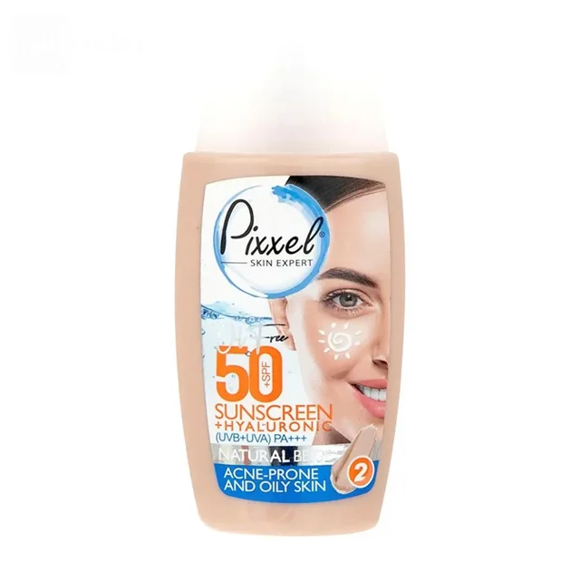 ضد آفتاب رنگی پیکسل با SPF50 مناسب پوست چرب و جوش دار حجم 50 میلی لیتر