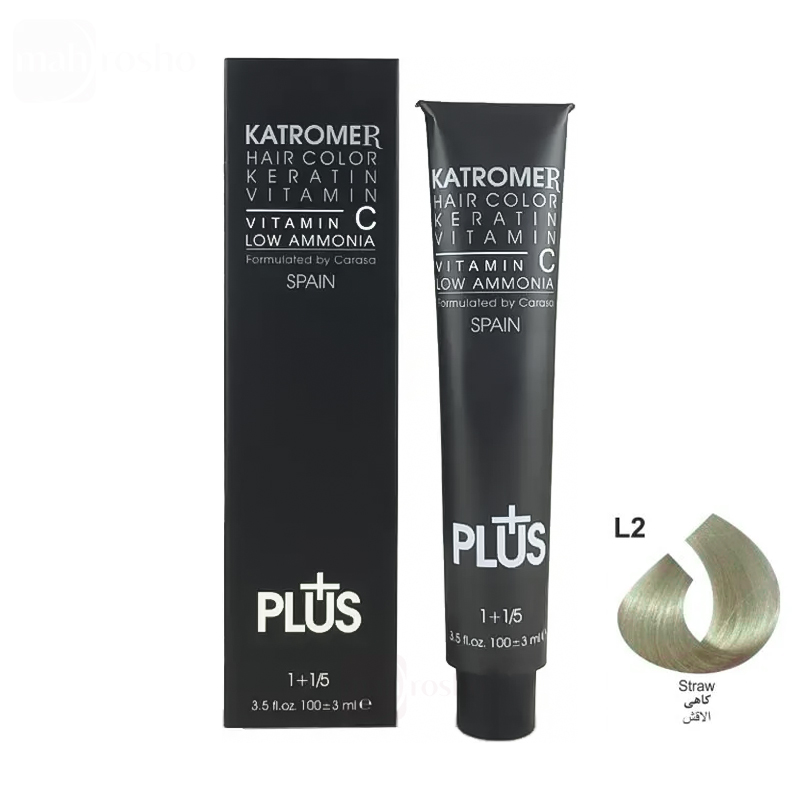 رنگ مو کاترومر گروه لوکس رنگ کاهی شماره L2 حجم 100 میلی لیتر