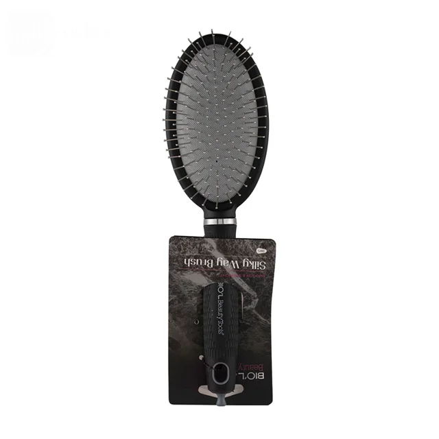 برس مو بیول سوزن فلزی بیضی مدل Silky Way Brush