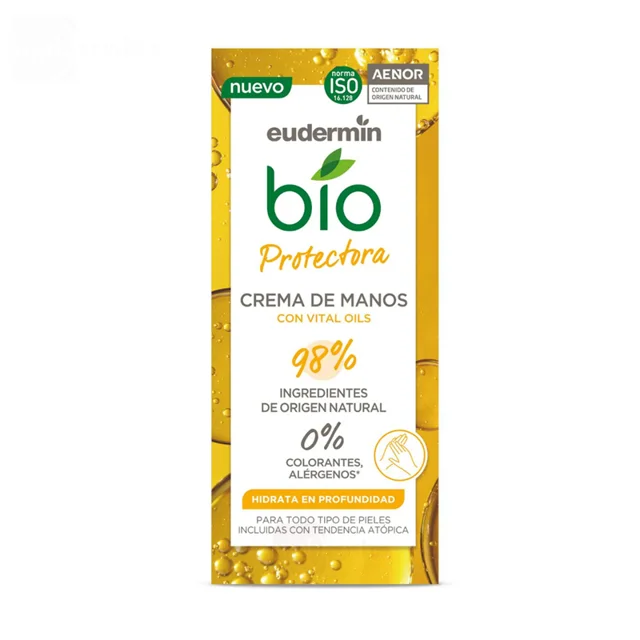 کرم محافظ دست ادرمین مدل bio Protective حاوی روغن‌های حیاتی حجم 75 میلی لیتر