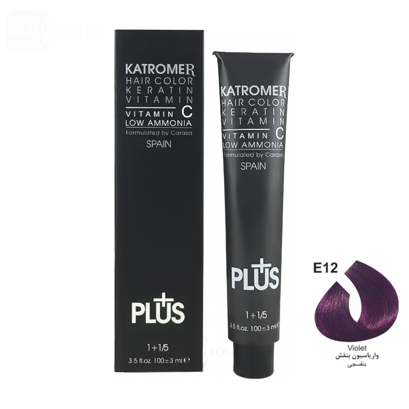 واریاسیون بنفش کاترومر شماره E12 حجم 100 میلی لیتر