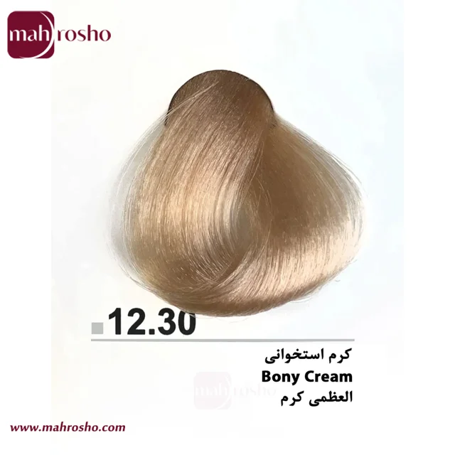رنگ مو دوماسی گروه اکسترا لایت رنگ کرم استخوانی شماره 12.30 حجم 120 میلی لیتر