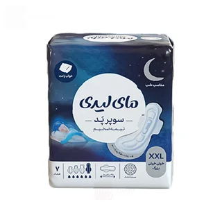 نوار بهداشتی سوپر پد نیمه ضخیم مای لیدی مدل همیشه خشک سایز خیلی خیلی بزرگ ( XXL) بسته 7 عددی