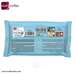 دستمال مرطوب کودک وی کر حاوی عصاره جو و روغن پنبه دانه 72 برگی