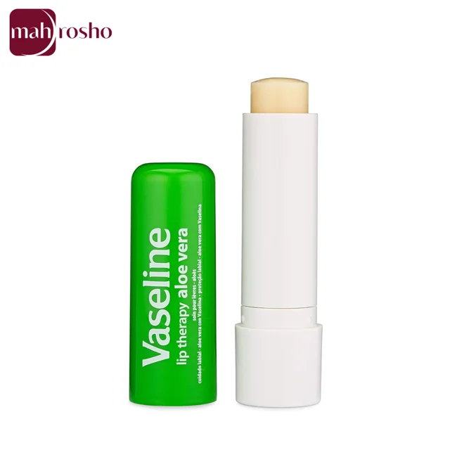 بالم لب استیکی وازلین مدل aloe vera وزن 4.8 گرم