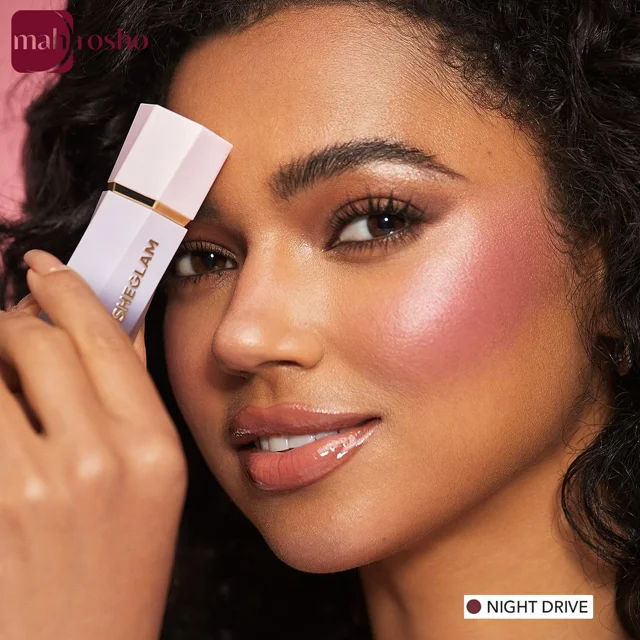 رژگونه مایع شیگلم  مدل Color Bloom Liquid Blush رنگ Night Drive حجم 5.2 میلی لیتر