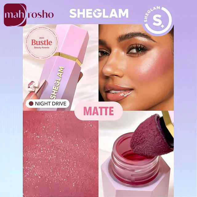 رژگونه مایع شیگلم  مدل Color Bloom Liquid Blush رنگ Night Drive حجم 5.2 میلی لیتر