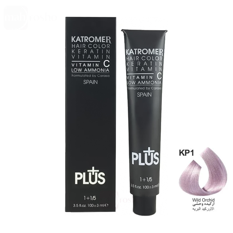 رنگ مو کاترومر گروه حرفه ای رنگ ارکیده وحشی شماره KP1 حجم 100 میلی لیتر