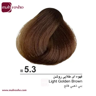 رنگ مو دوماسی گروه طلایی رنگ قهوه ای طلایی روشن شماره 5.3 حجم 120 میلی لیتر