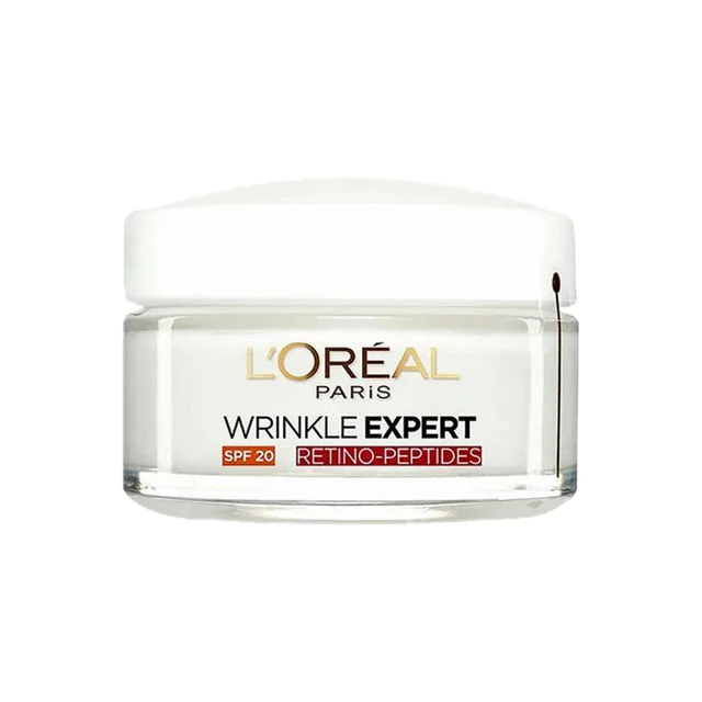 کرم روز ضد چروک قوی لورال مدل Wrinkle Expert +45 دارای SPF20 حجم 50 میلی لیتر