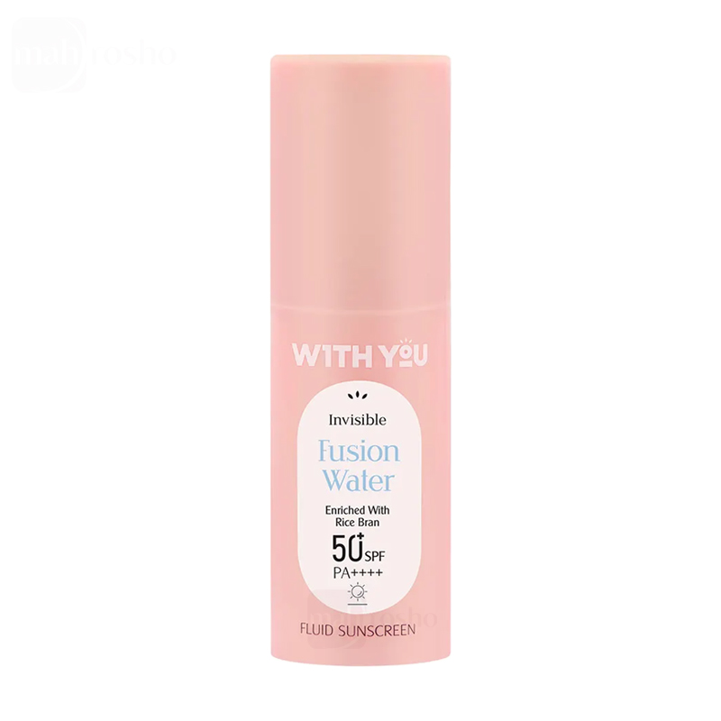 فلوئید ضد آفتاب ویت یو مدل فیوژن واتر بدون رنگ با SPF50 حجم 30 میلی لیتر