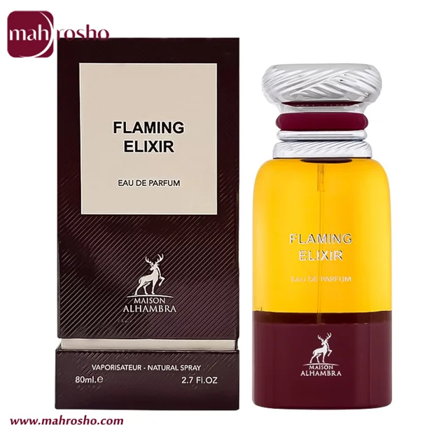عطر فلامینگ الکسیر الحمبرا حجم 80 میلی لیتر
