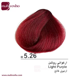 رنگ مو دوماسی گروه ارغوانی رنگ ارغوانی روشن شماره 5.26 حجم 120 میلی لیتر