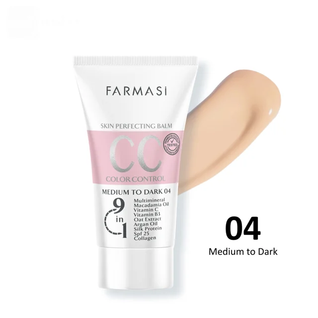 سی سی کرم فارماسی 9 در 1 حجم 50 میلی لیتر ,4 رنگ