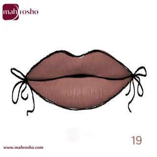 رژ لب مایع مات بادوام لاولی شماره 19