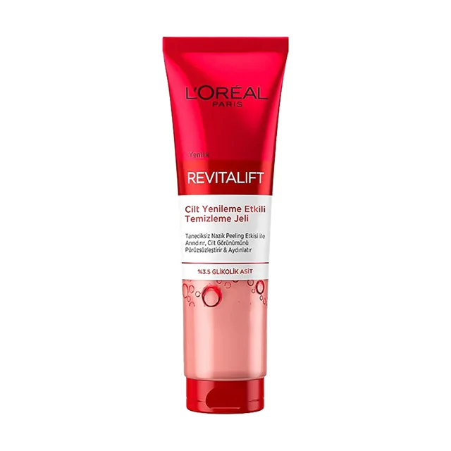 ژل شستشوی صورت لورال سری Revitalift حاوی گلیکولیک اسید 3.5% حجم 150 میلی لیتر