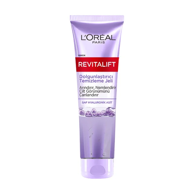 ژل شستشوی صورت لورال سری Revitalift حاوی هیالورونیک اسید حجم 150 میلی لیتر