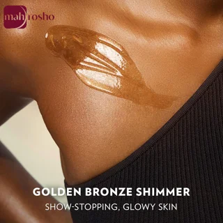 ژل روغن بدن شاین دار وازلین مدل Golden Hour Glow با رایحه وانیل کاکائو حجم 200 میلی لیتر