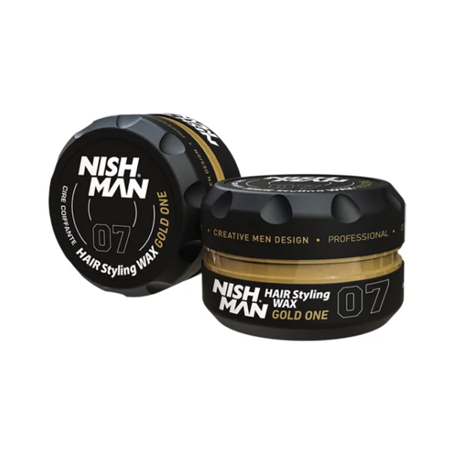 واکس مو حالت دهنده نیشمن (Nishman) مدل Gold One شماره 07 حجم 150 میلی لیتر