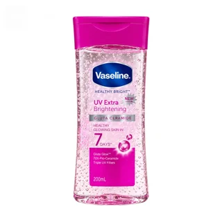 روغن بدن روشن کننده وازلین مدل UV Extra Brightening حجم 200 میلی لیتر فروشگاه مه روشو